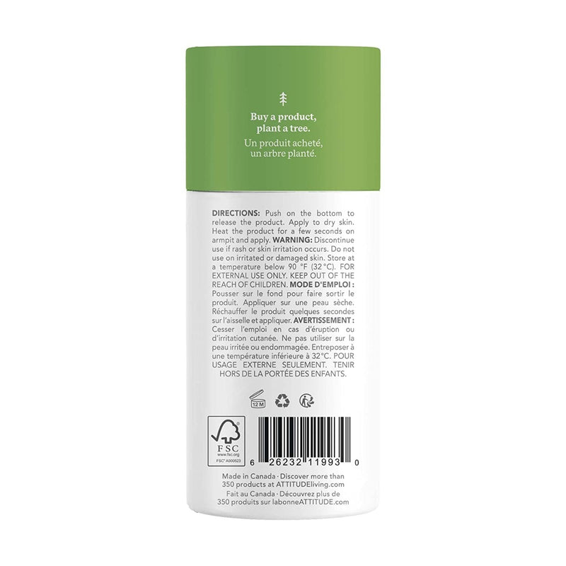 Attitude: Super Leaves Olive Leaves Deodorant, 3 Oz