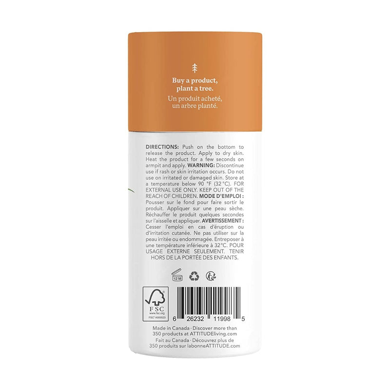 Attitude: Super Leaves Orange Leaves Deodorant , 3 Oz