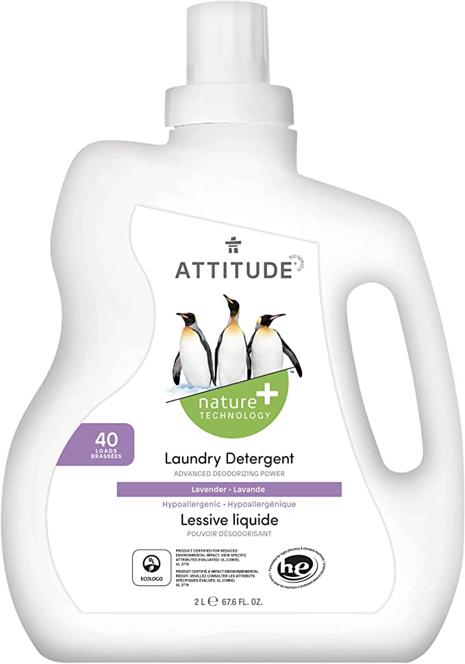 Attitude: Lavender 40 Loads Laundry Detergent, 67.6 Fo