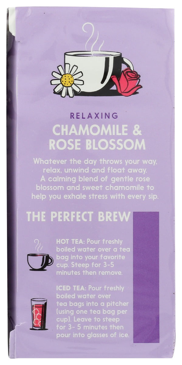 Salada: Chamomile And Rose Blossom Herbal Tea, 20 Bg