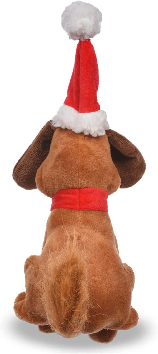 Dr. Seuss Grinch: Grinch Max Santa Plush Figure Dog Toy, 1 Pk