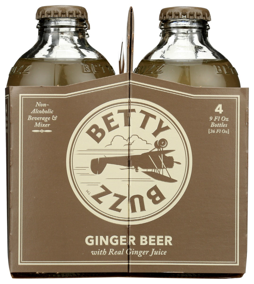 Betty Buzz: Ginger Beer Cocktail Mixer 4 Pack, 36 Fo