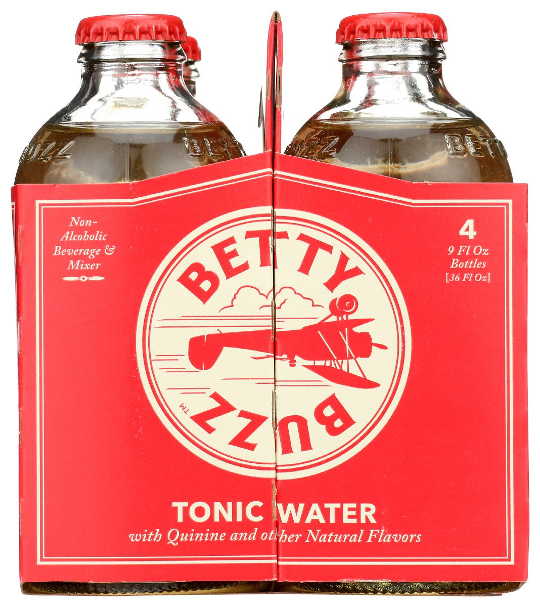 Betty Buzz: Tonic Water Cocktail Mixer 4 Pack, 36 Fo