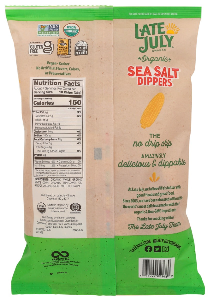 Late July: Sea Salt Dippers Tortilla, 7.4 Oz