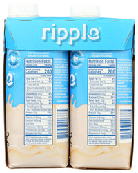 Ripple: Plant Protein Rtd 4Pk Vanilla, 44 Fo