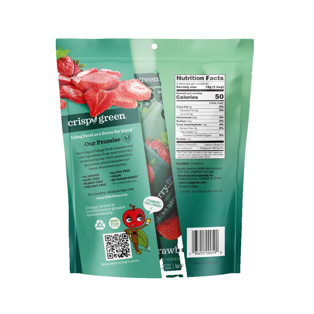 Crispy Green: Strawberry Dried, 1.69 Oz