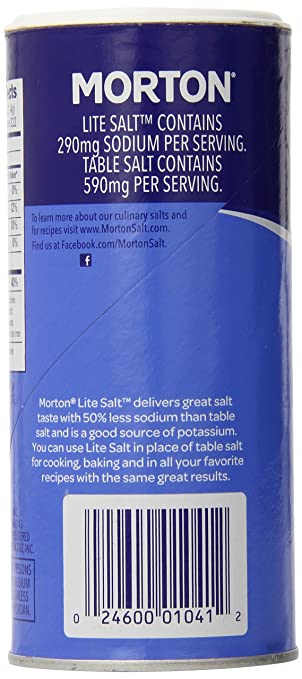 Mortons: Lite Salt, 11 Oz