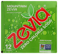 Zevia: Zero Calorie Mountain Zevia Soda, 144 Fo