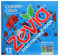 Zevia: Zero Calorie Cherry Cola Soda, 144 Fo