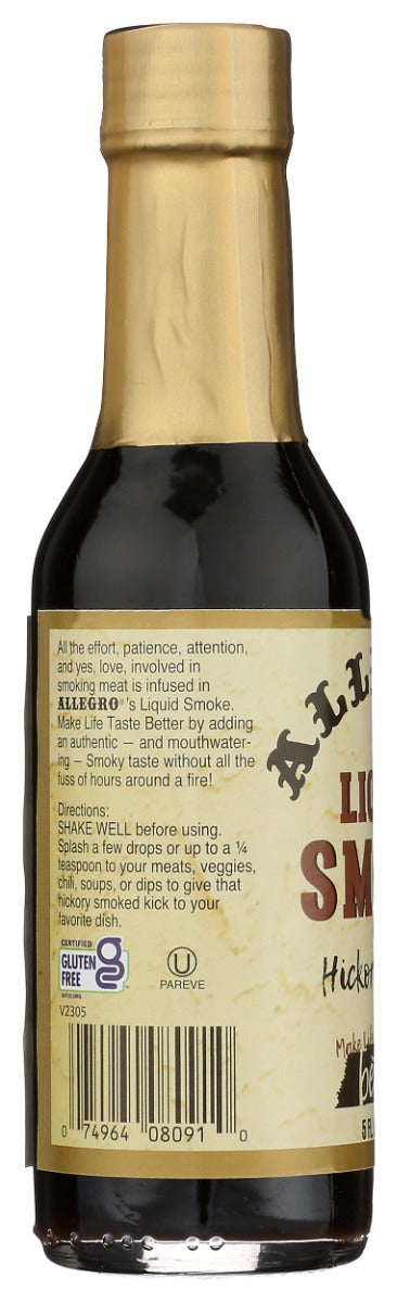 Allegro: Marinade Liquid Smoke Hickory, 5 Oz