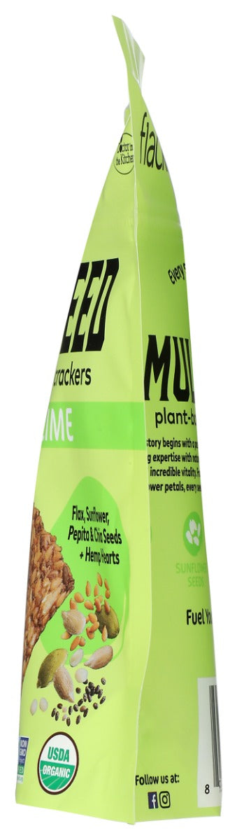 Flackers: Multi Seed Crackers Spicy Chili Lime, 4 Oz