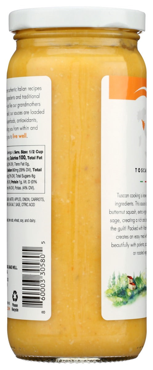 Livwell Foods: Tuscan Butternut And Sage Sauce, 16 Oz