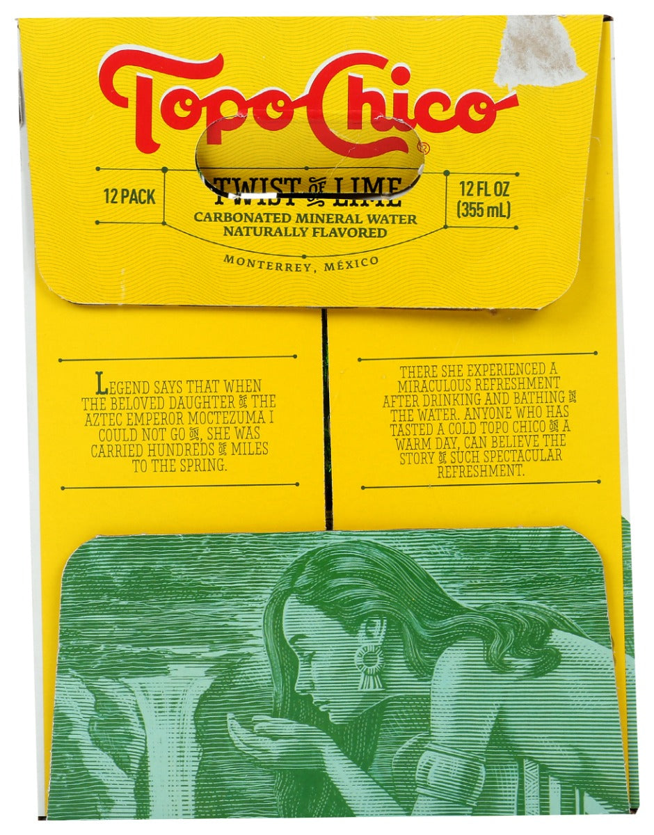 Topo Chico: Mineral Water Twist Of Lime 12Pack, 144 Fo