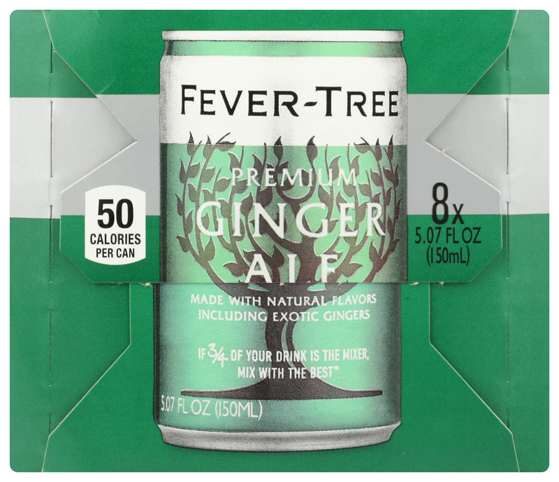 Fever Tree: Ginger Ale Soda 8Pack, 40.56 Fo