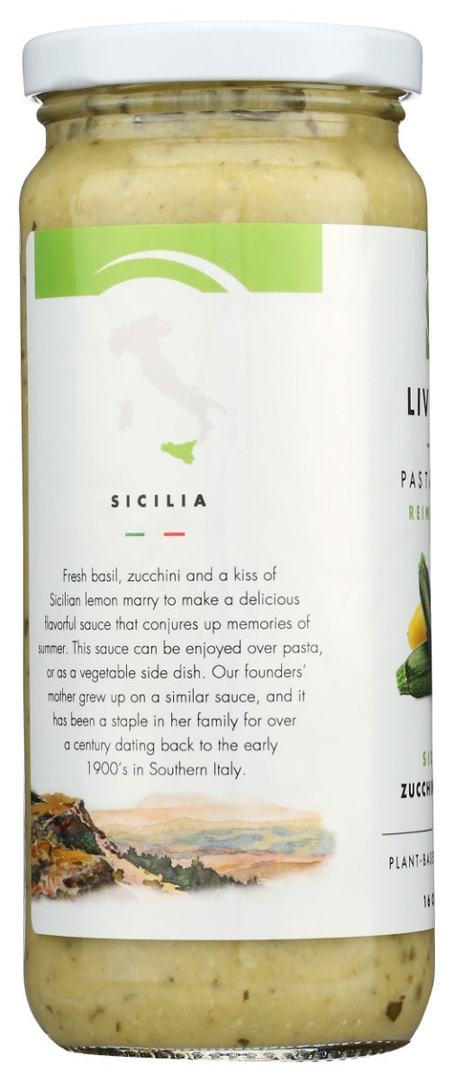 Livwell Foods: Sicilian Zucchini And Lemon Sauce, 16 Oz