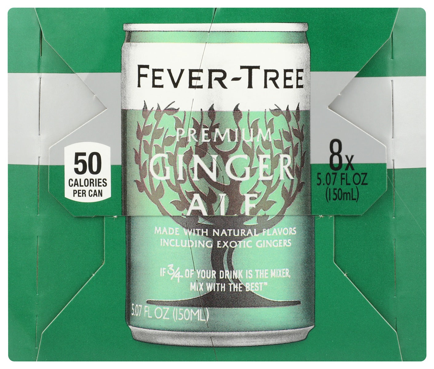 Fever Tree: Ginger Ale Soda 8Pack, 40.56 Fo