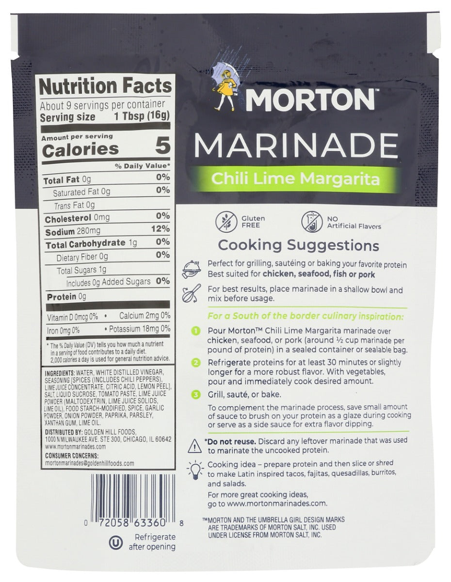 Morton: Chili Lime Margarita Marinade, 5 Oz