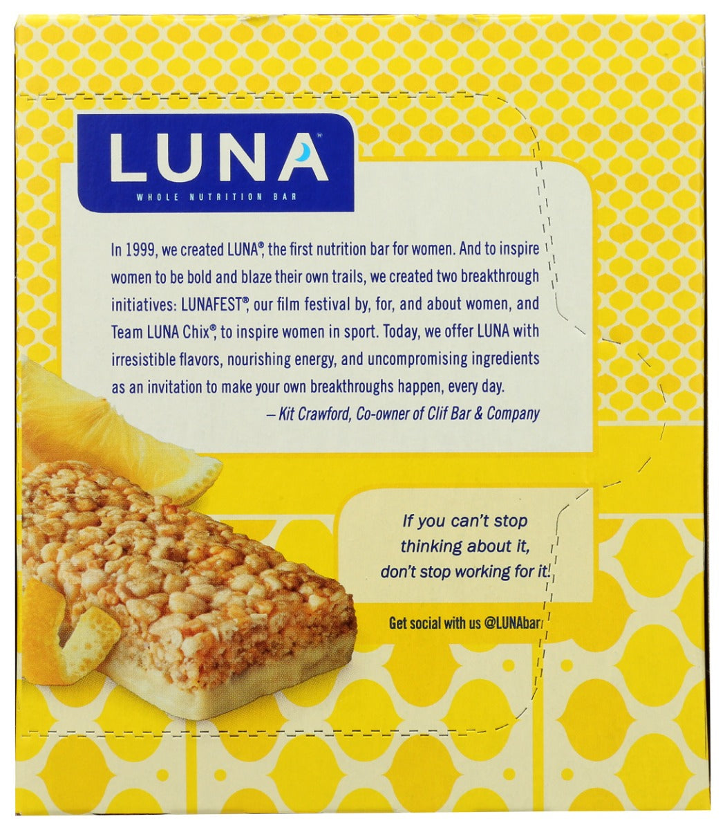 Luna: Lemonzest Bar, 10.14 Oz