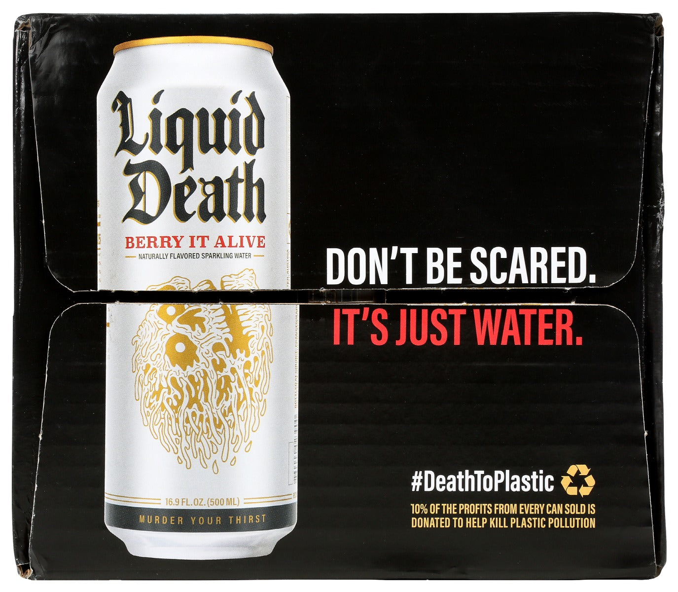 Liquid Death: Berry It Alive Sparkling Water 12Pk, 202.8 Fo