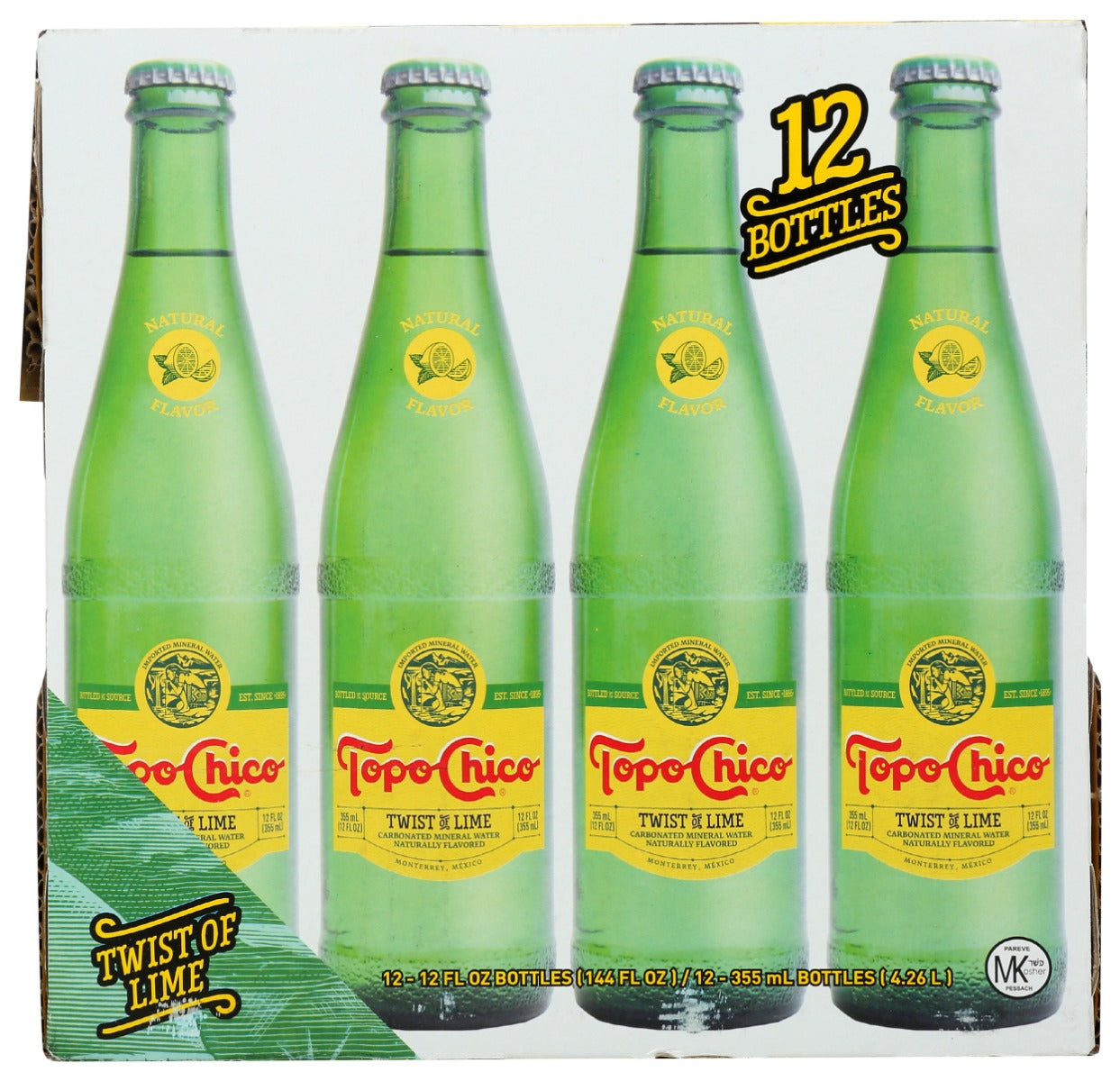 Topo Chico: Mineral Water Twist Of Lime 12Pack, 144 Fo