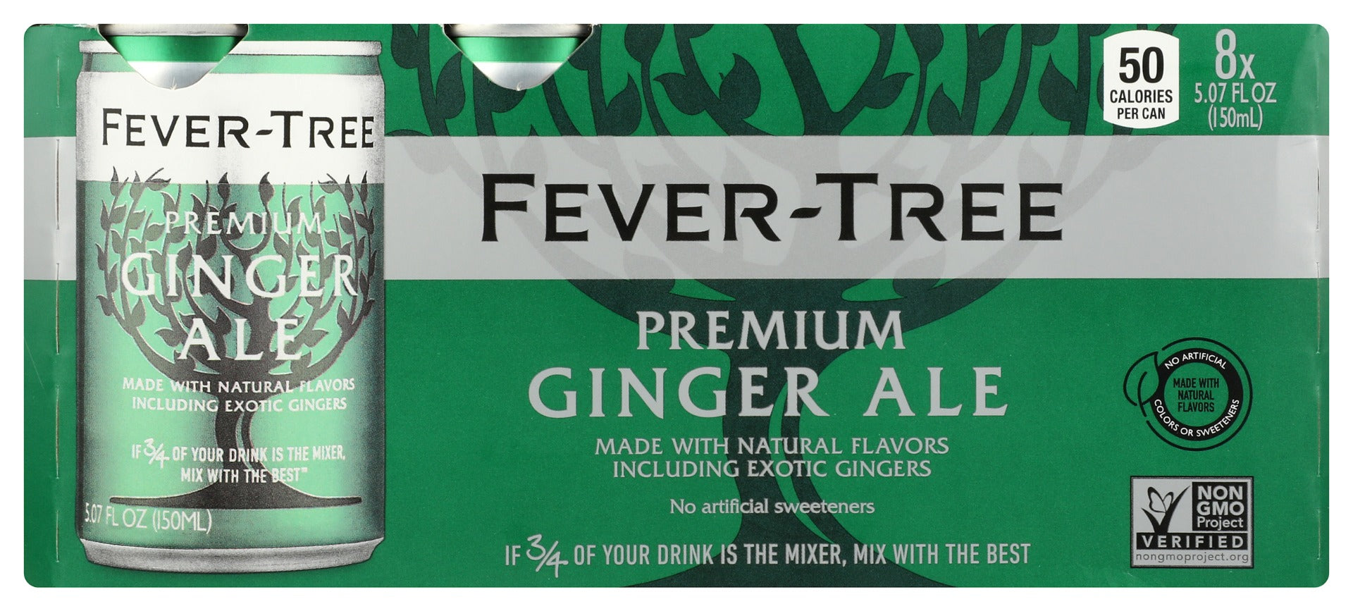 Fever Tree: Ginger Ale Soda 8Pack, 40.56 Fo