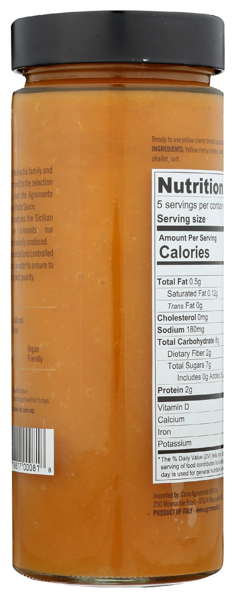 Agromonte: Sauce Ylw Chry Tomato, 20.46 Oz