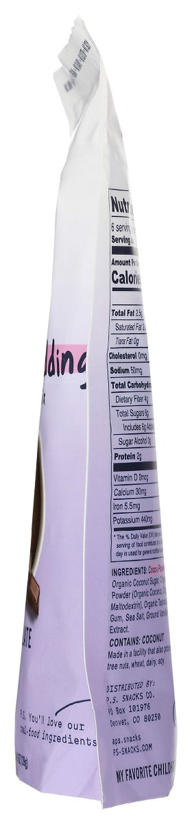 P.S. Snacks Company: Pudding Mix Chocolate, 4.9 Oz