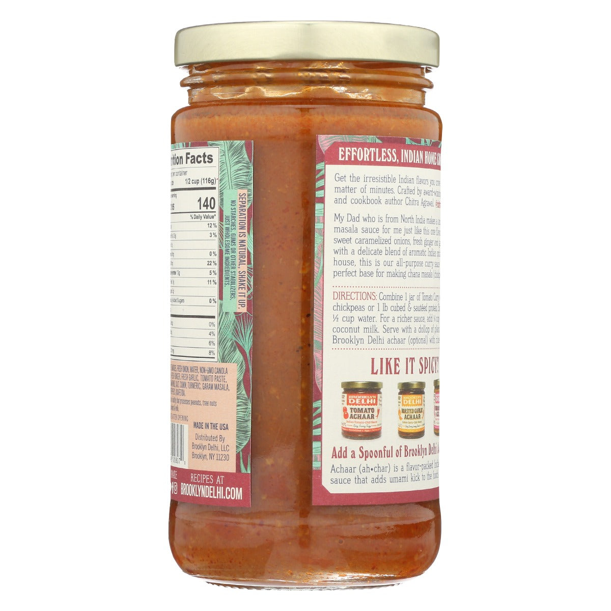 Brooklyn Delhi: Sauce Simmer Tmto Curry, 12 Oz