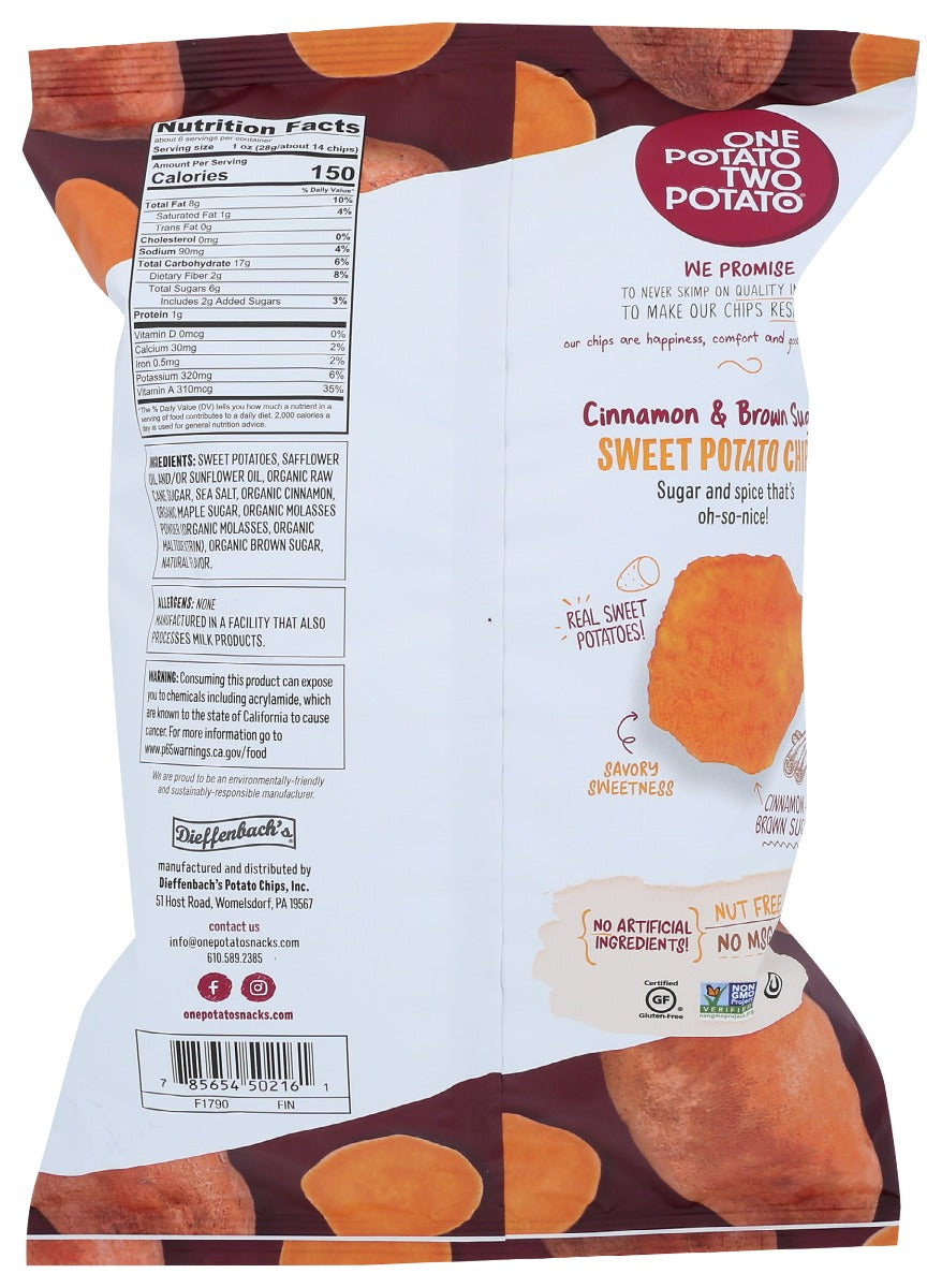 One Potato Two Potato: Chip Swt Ptato Cin Br Sug, 5.75 Oz