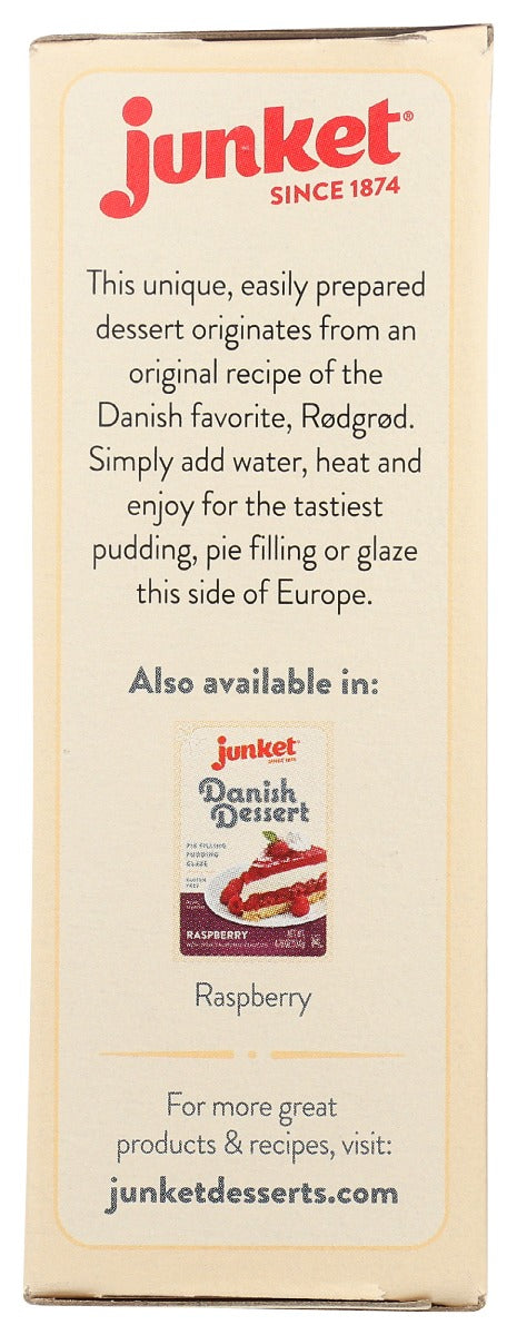 Junket: Danish Strawberry Mix, 4.75 Oz