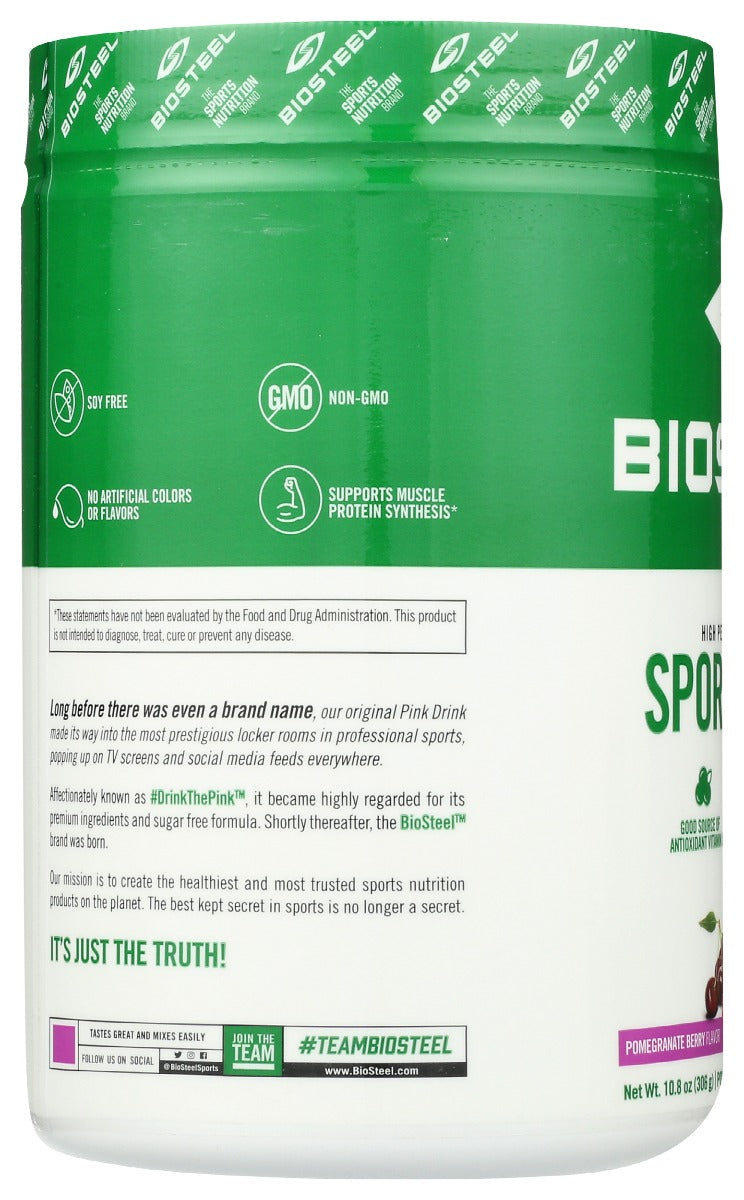 Biosteel: Sport Green Pmgrnt Berry, 10.8 Oz