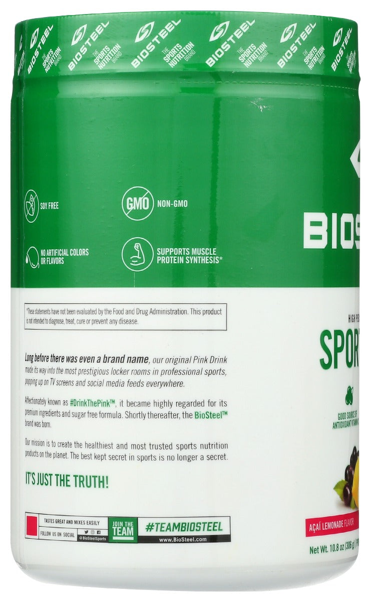 Biosteel: Sport Greens Acai Lemonad, 10.8 Oz