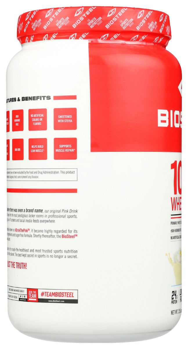 Biosteel: Whey Protein Pwdr Vanilla, 26.5 Oz