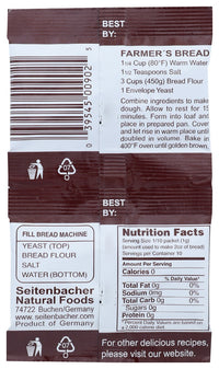 Seitenbacher: Yeast Dry Active, 0.7 Oz