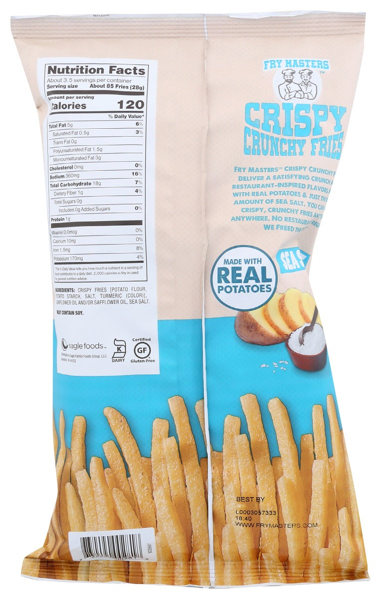 Fry Masters: Snack Fries Crispy Sslt, 3.5 Oz