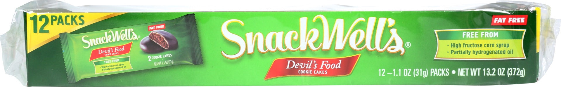 Snackwells: Cake 2Pk Devils Food, 13.2 Oz