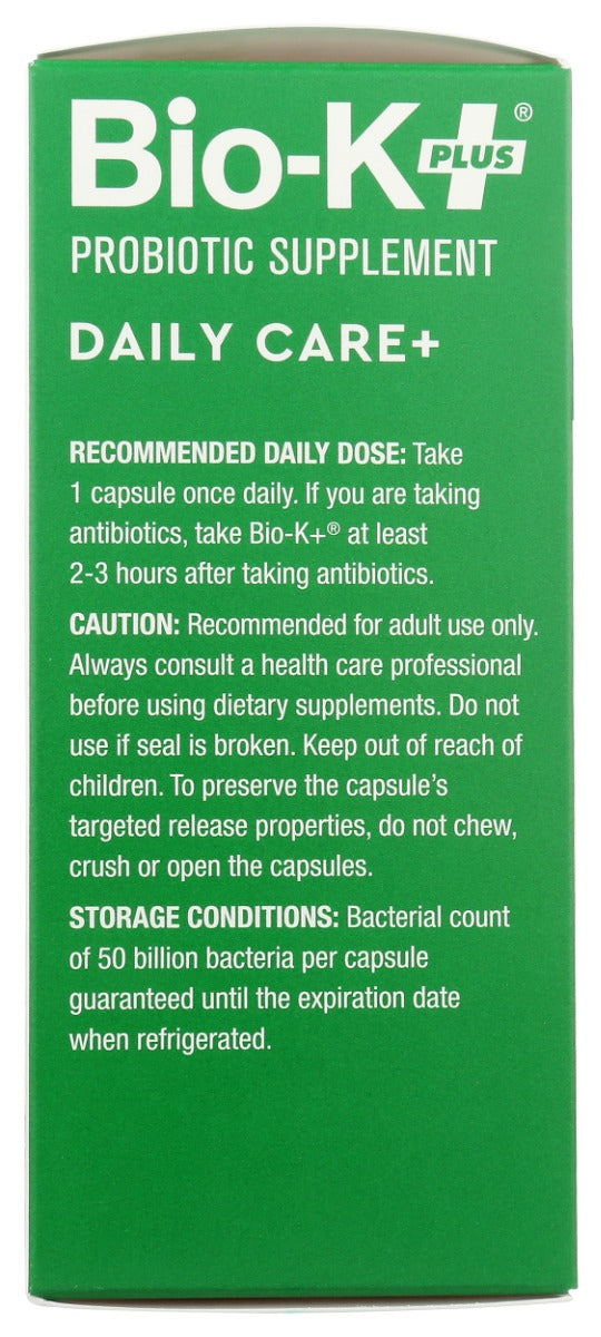 Bio K: Probiotic Daily 50Bil, 60 Cp