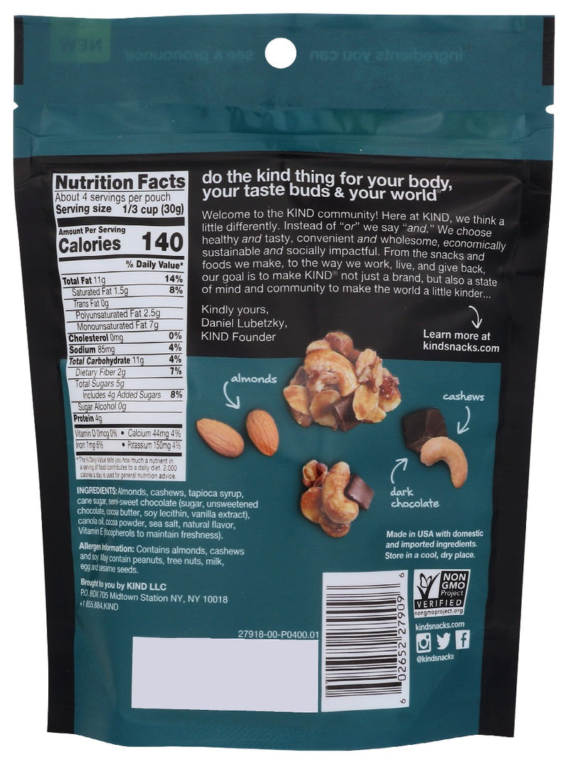 Kind: Cluster Drk Choc Nut Sslt, 4 Oz