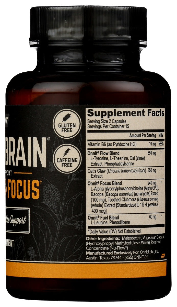 Onnit: Alpha Brain Capsule, 30 Cp