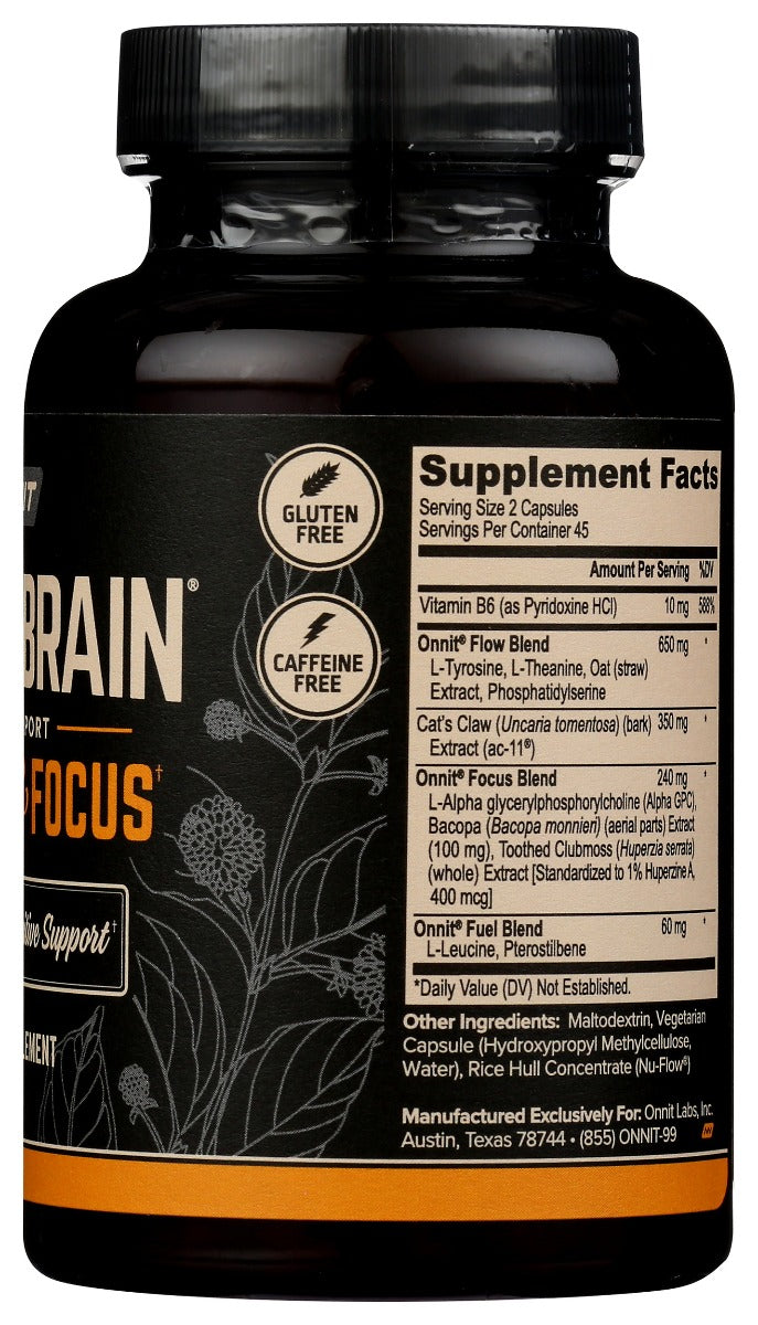 Onnit: Alpha Brain Cp, 90 Cp