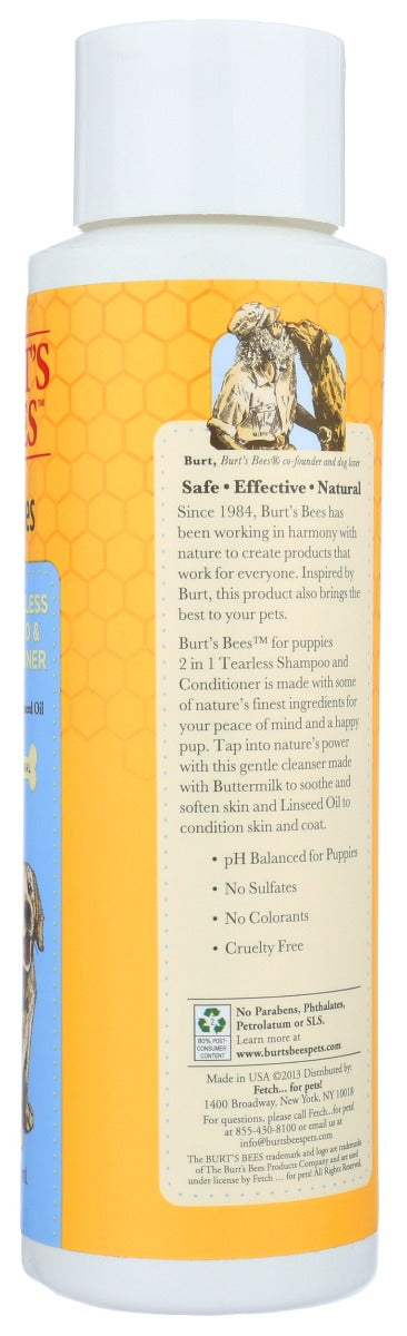 Burts Bees Natural Pet Care: Shampoo Condnr Trlss Dog, 16 Oz