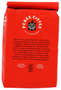 Peace Coffee: Coffee Ground French Roas, 12 Oz