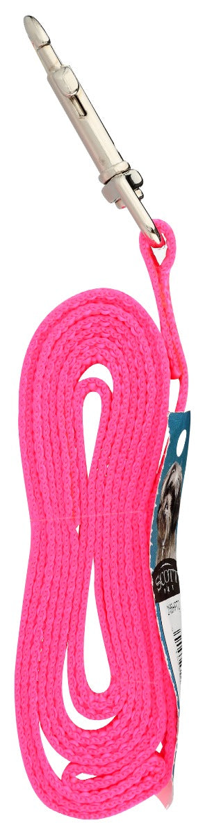 Scott Pet: Lead Hot Pink 5/8In X 6Ft, 1 Ea