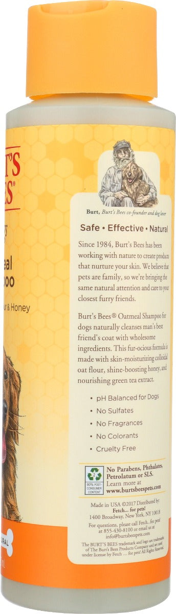 Burts Bees Natural Pet Care: Shampoo Oatmeal, 16 Fo