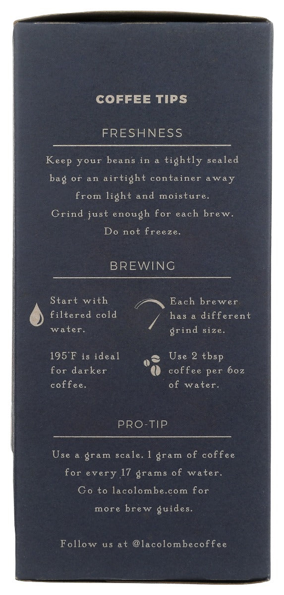 La Colombe: Coffee Whl Bean Lyon, 12 Oz