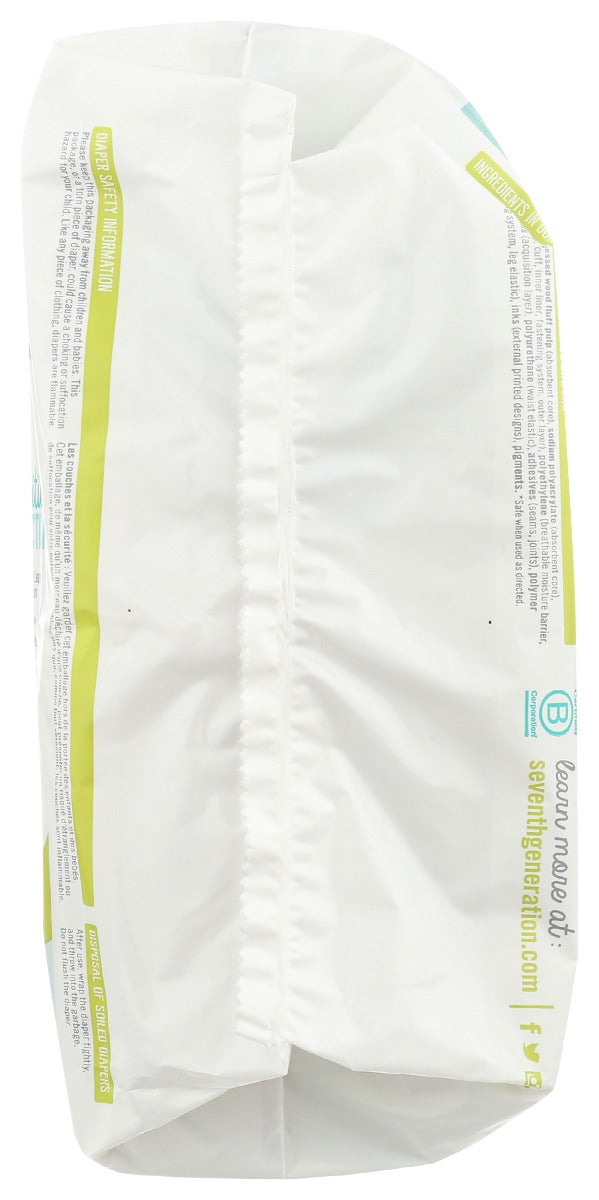 Seventh Generation: Diaper Small Stg2, 31 Pc