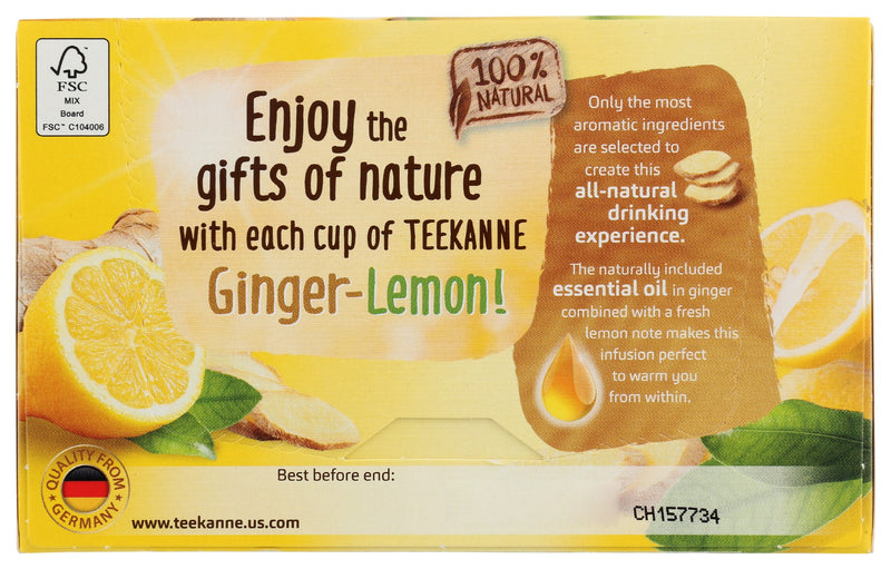 Teekanne: Tea Ginger Lemon, 20 Bg