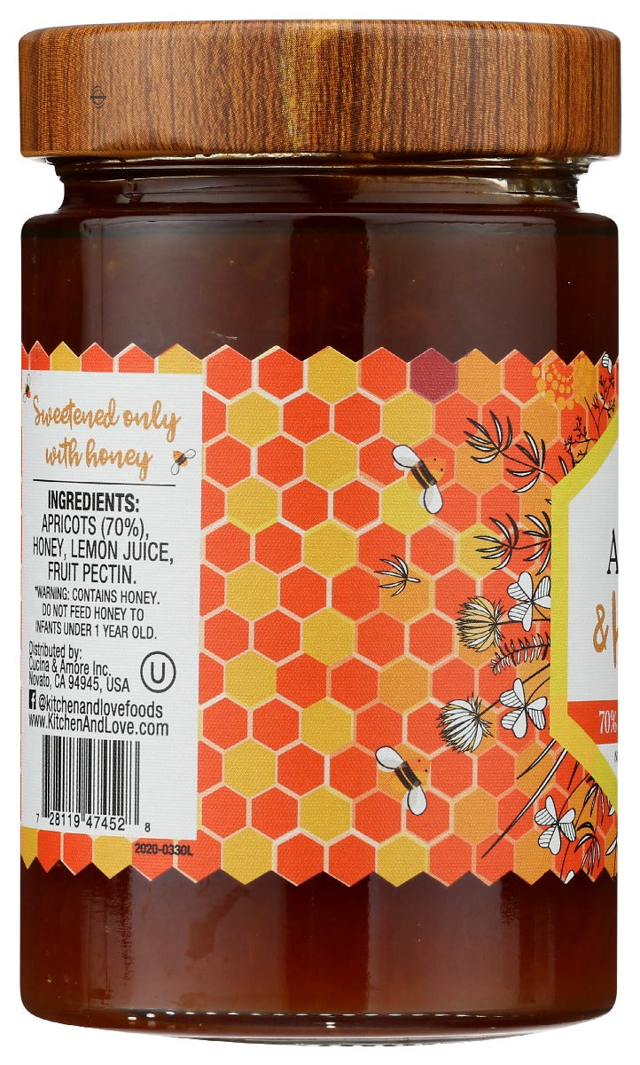 Kitchen And Love: Preserve Apricot Honey, 12.3 Oz