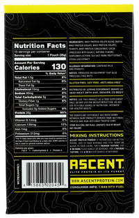 Ascent: Whey Prtn Chc Pb 15Pk, 6 Oz