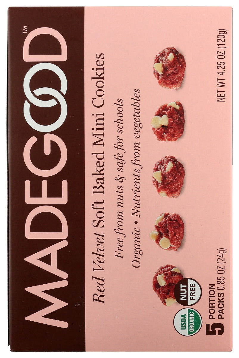 Madegood: Red Velvet Soft Baked Mini Cookies, 4.25 Oz